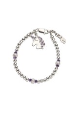 Cherished Moments Unicorn (Lavender) - Sterling Silver Unicorn Bracelet