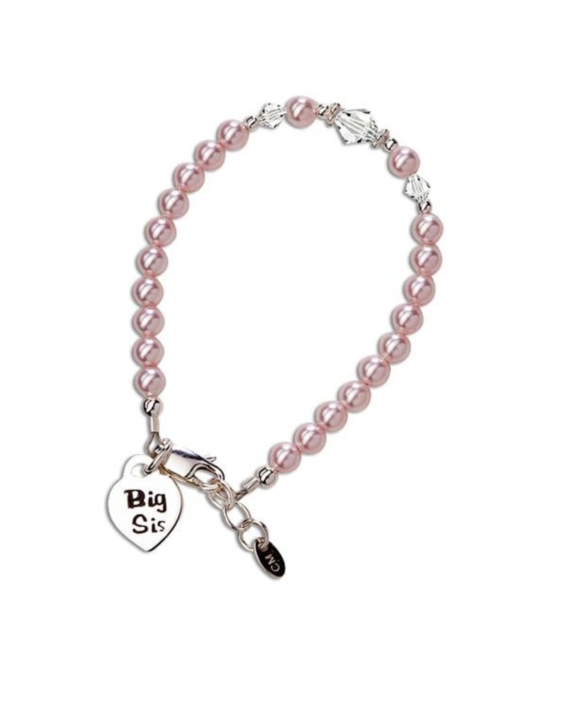 Cherished Moments Big Sis (Pink) - Sterling Silver Big Sis Bracelet