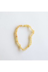 CanyonLeaf 11" Raw Amber  Necklace Honey