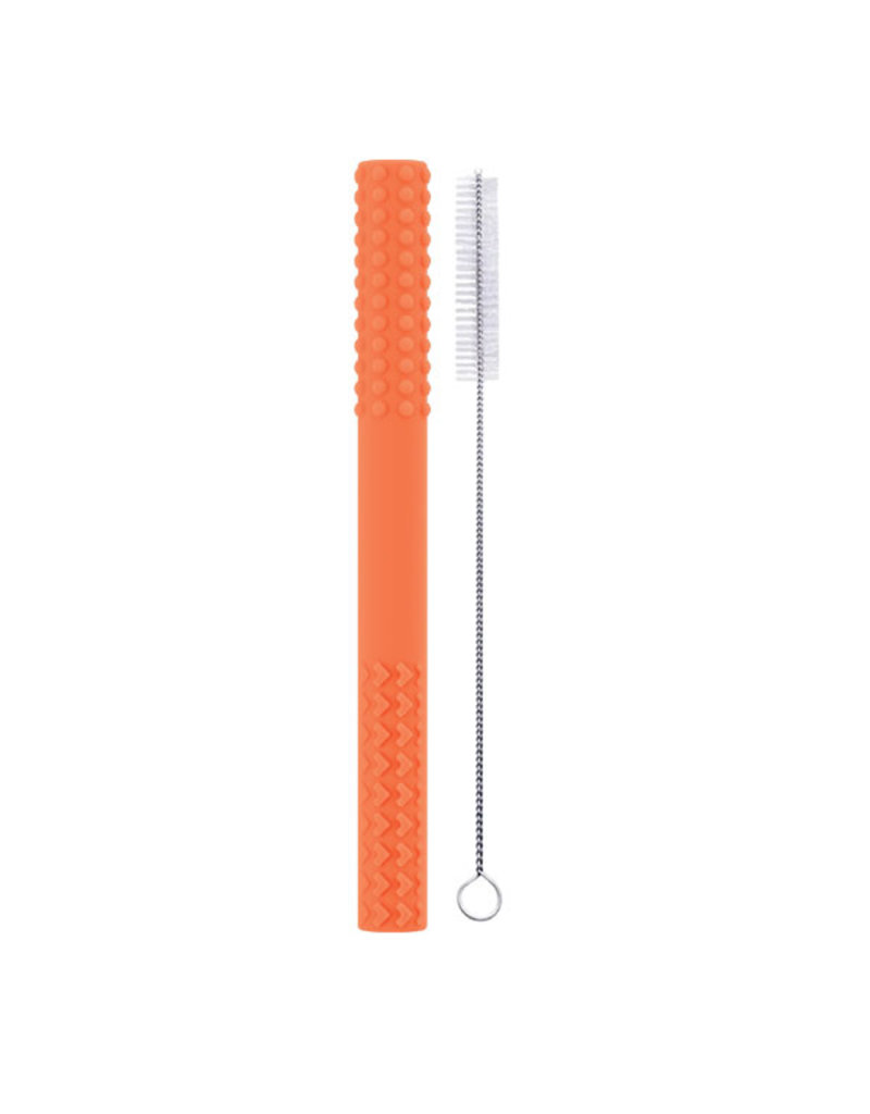 Swanky Babies Swanky Babies Silicone Teething Tube - Coral