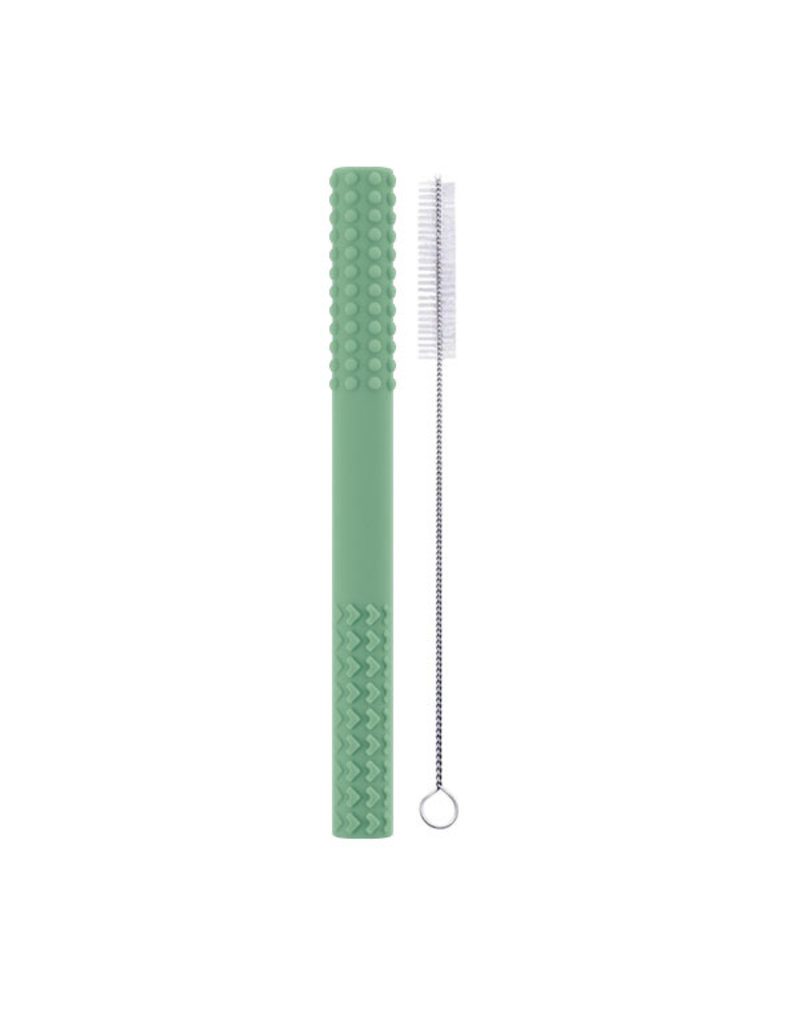 Swanky Babies Swanky Babies Silicone Teething Tube - green