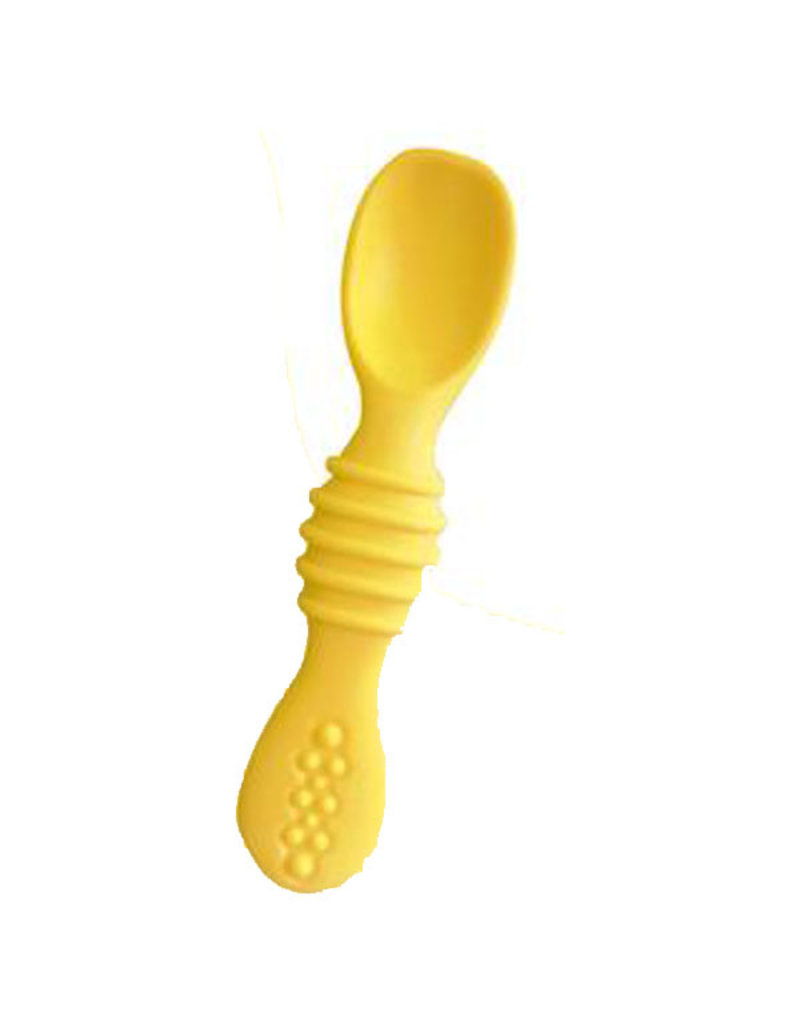 Swanky Babies Swanky Babies sensory feeding spoon- yellow