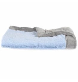 Saranoni Saranoni Lush Mini Blanket (15x20) Light Blue/Gray