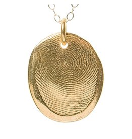 Precious Metal Prints Precious Metals Fingerprint Pendant kit- Gold