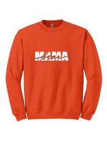 Swanky Babies 2022 Bears MAMA BEAR cursive Adult Crewneck- Orange