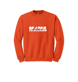 Swanky Babies 2022 Bears MAMA BEAR cursive Adult Crewneck- Orange