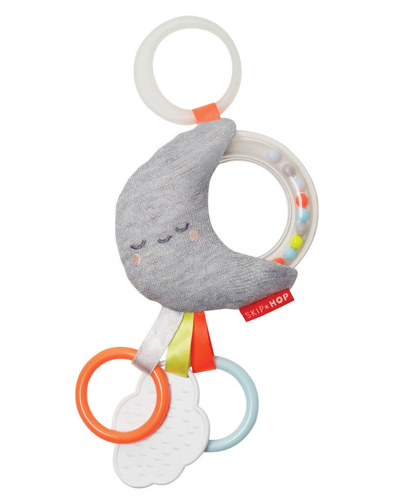 Skip Hop SILVER LINING CLOUD RATTLE MOON STROLLER TOY