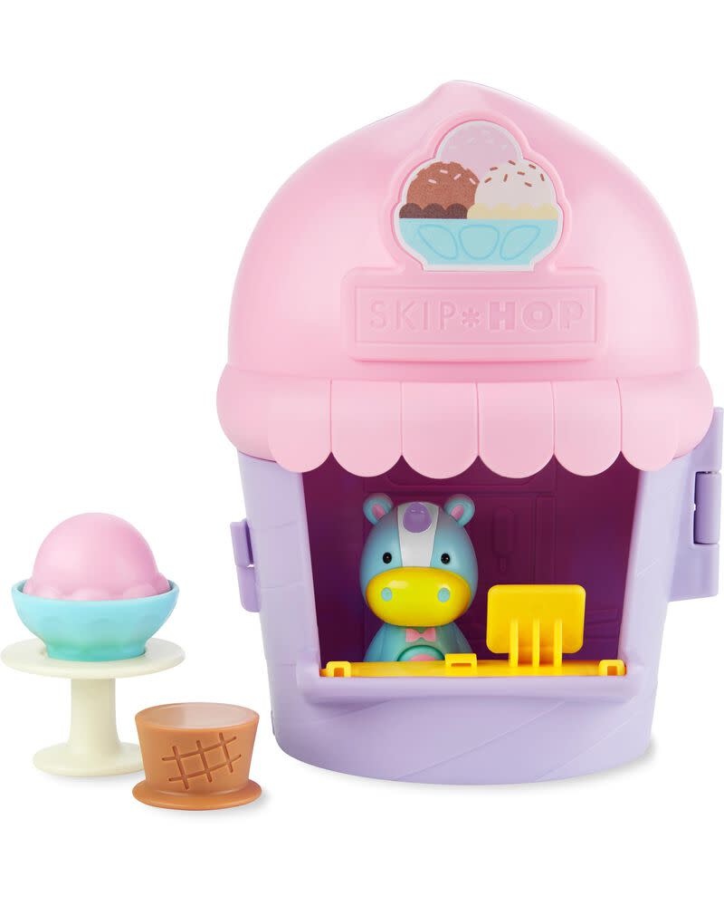 ZOO ICE CREAM SHOPPE UNICORN PLAYSET Swanky Babies