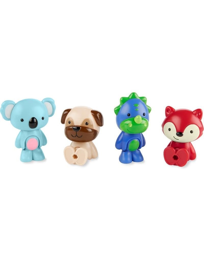 Skip Hop ZOO CREW FIGURE SET 4PK **NEW**