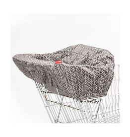 Skip Hop TAKE COVER shopping cart & high chair cover GREY FEATHER