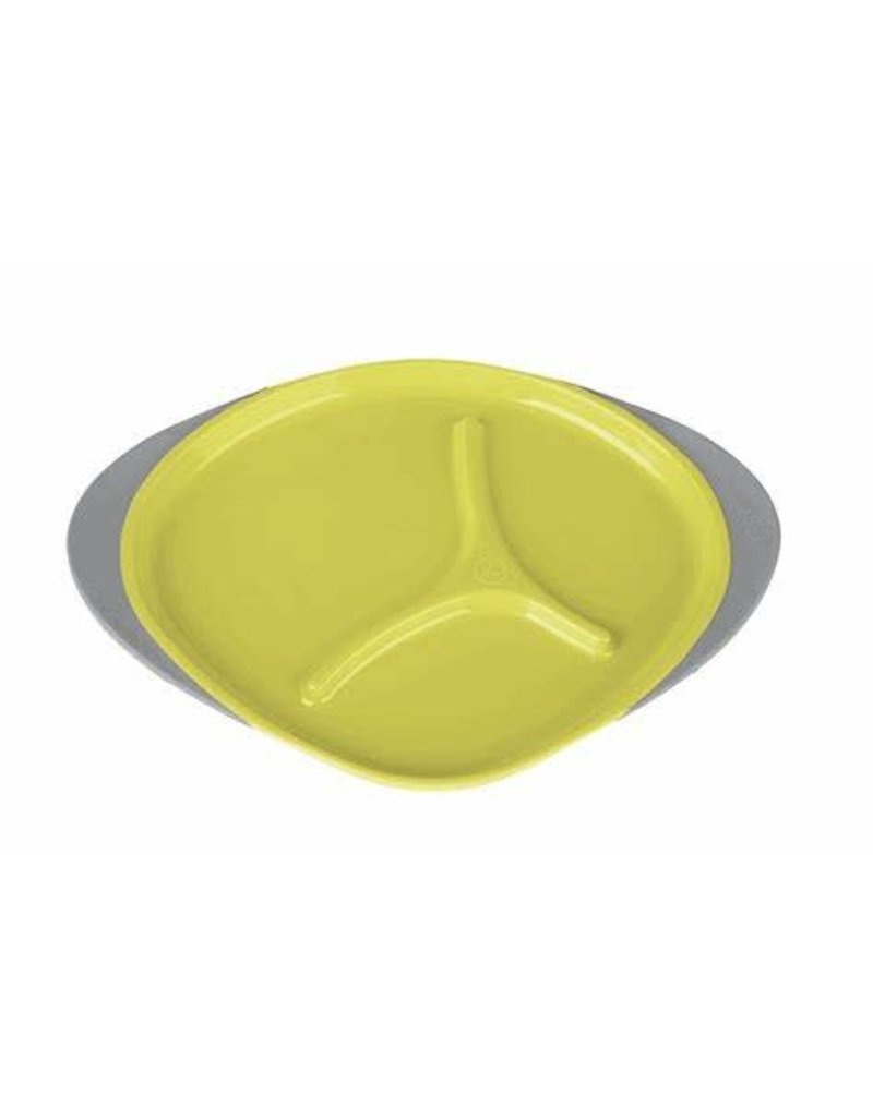 b.box B.Box Mealtime Plate- Yellow/gray