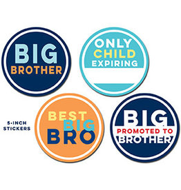 Sticky Bellies Milestone Sticker Little Brother