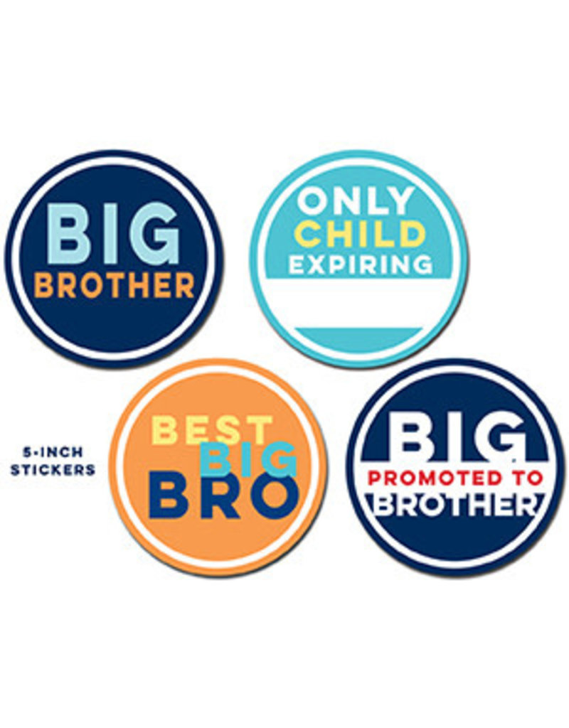 Sticky Bellies Milestone Sticker Little Brother