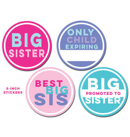 Sticky Bellies Milestone Sticker Big Sister