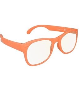 Roshambo Adult S/M  Screen Time Blue Blocker Glasses Orange