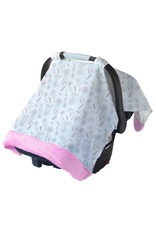 Cozy Happens Infant Car Seat Canopy  Sweet Dreamcatcher Pink