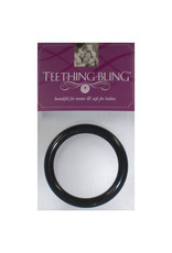 Teething Bling  Bangle Onyx Black