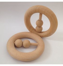 Beechwood Handheld Teething Rattle