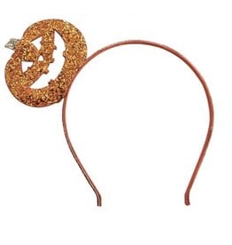 Mud Pie Halloween Glitter Headbands Pumpkin