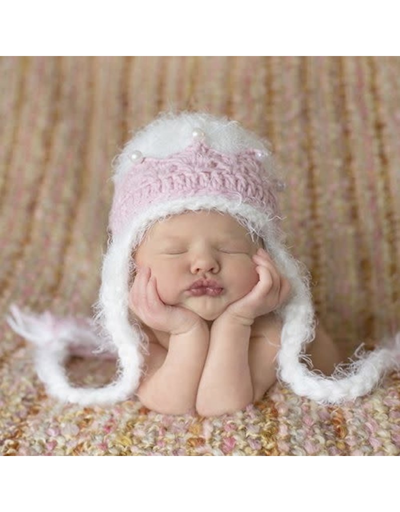 daisy Baby Abigail Cream/Pink Crown hat