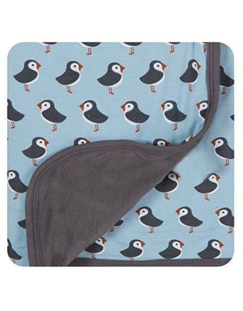 Kickee Pants Print Stroller Blanket (Pond Puffin - One Size)