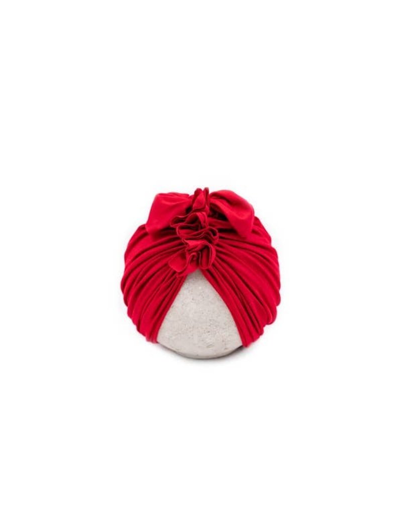 BluTaylor Vintage Head Wrap Hat- 6-18 months Red