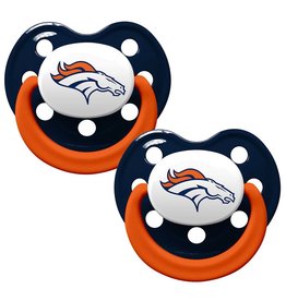 Baby Fanatic Pacifier 2 Pack Broncos