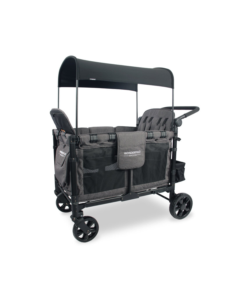 Wonderfold W4 Elite  Multi-Function 4-Passenger Quad Stroller Wagon
