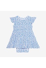 Posh Peanut Andina - Capsleeve Basic Ruffled Bodysuit Dress