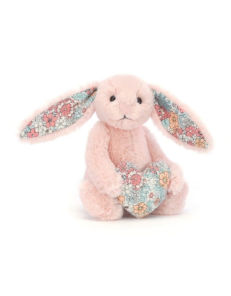 jellycat Blossom Heart Blush Bunny