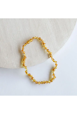 CanyonLeaf 13" Polished Honey Amber Necklace