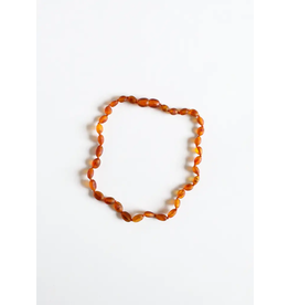 CanyonLeaf 11" Cognac Baltic Amber Teething necklace classic