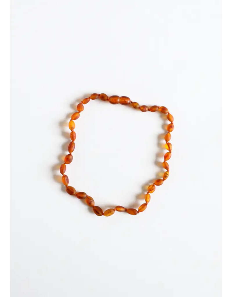 CanyonLeaf 11" Cognac Baltic Amber Teething necklace classic