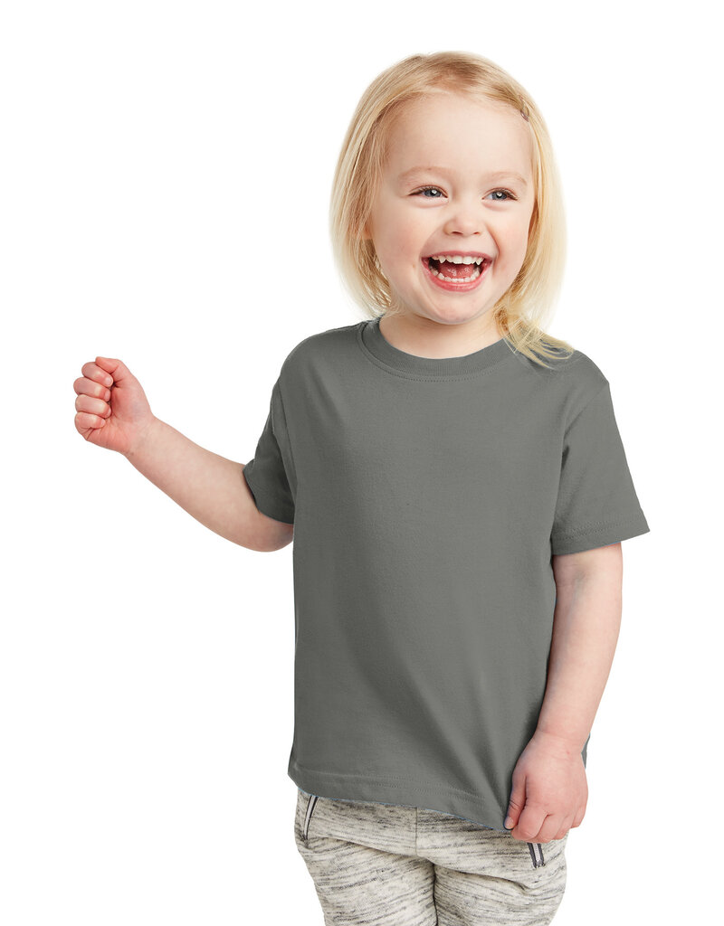 Rabbit Skins Rabbit Skins™ Toddler Fine Jersey Tee - Charcoal