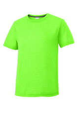 Sport-Tek Sport-Tek® Youth PosiCharge® Competitor™ Cotton Touch™ Tee - Neon Green