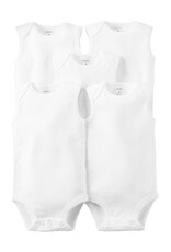 Carter's Carter's Bodysuit Tank Sleeve Singles  -White