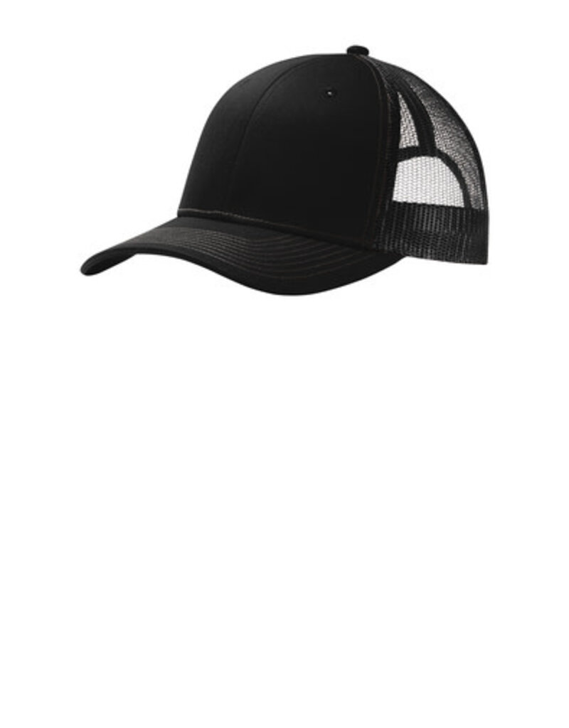 Port Authority Port Authority® Snapback Trucker Cap - Black
