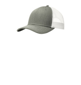 Port Authority Port Authority® Snapback Trucker Cap - Heather Grey/White