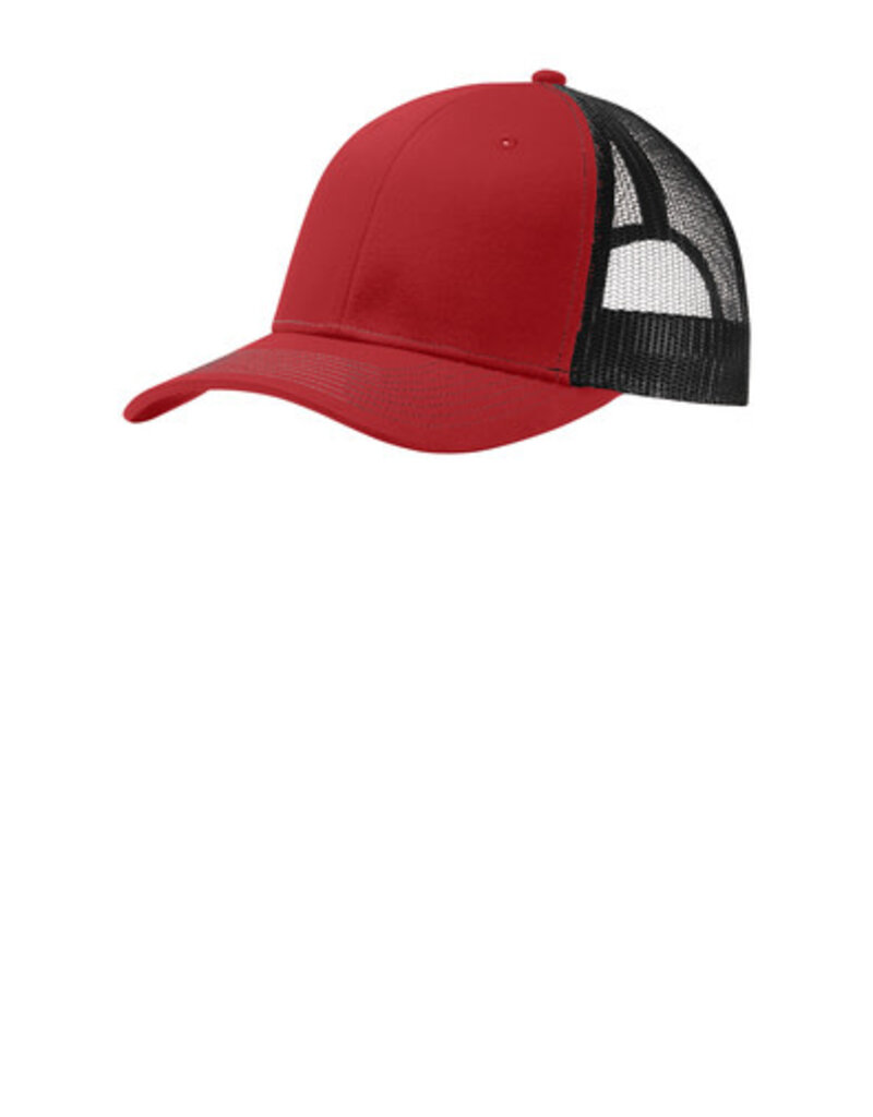 Port Authority Port Authority® Snapback Trucker Cap - Flame Red/Black