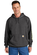 Carhartt Carhartt® Midweight Hooded Logo Sweatshirt - Carbon Heather