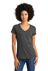 New Era New Era® Ladies Heritage Blend V-Neck Tee - Black Heather