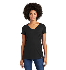 New Era New Era® Ladies Heritage Blend V-Neck Tee - Black