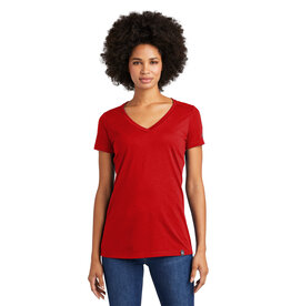 New Era New Era® Ladies Heritage Blend V-Neck Tee - Red