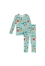 Posh Peanut Around the World - Long Sleeve Basic Pajama