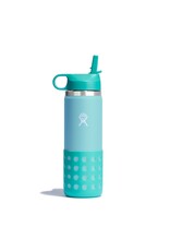 Hydroflask 20 OZ KIDS F WIDE MOUTH STRAW CAP AND BOOT DEW