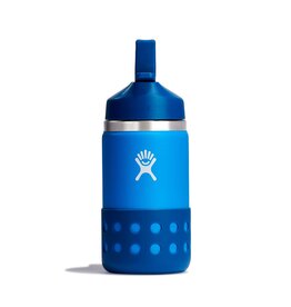 Hydroflask 12 OZ KIDS F WIDE MOUTH STRAW CAP AND BOOT LAKE