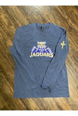 TC Prep TC Prep Athletic Jag Long Sleeve with sleeve Graphic T- Heather Navy