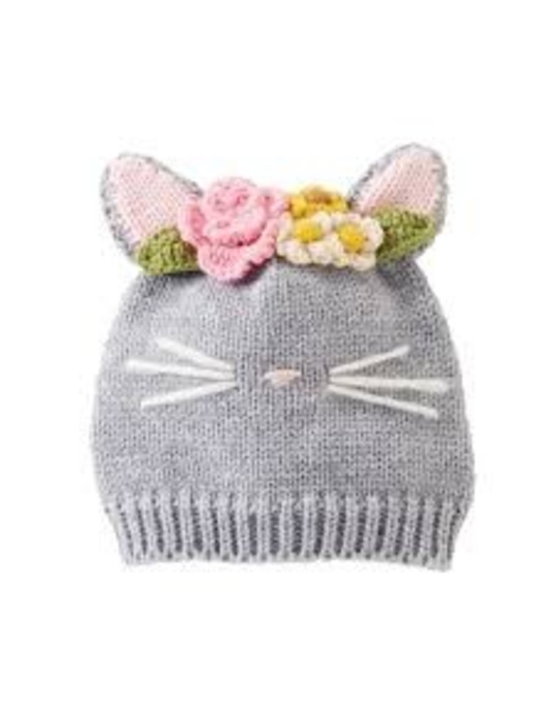 Mud Pie INFANT CAT KNITTED HAT