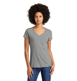 New Era New Era® Ladies Heritage Blend V-Neck Tee - Shadow Grey heather