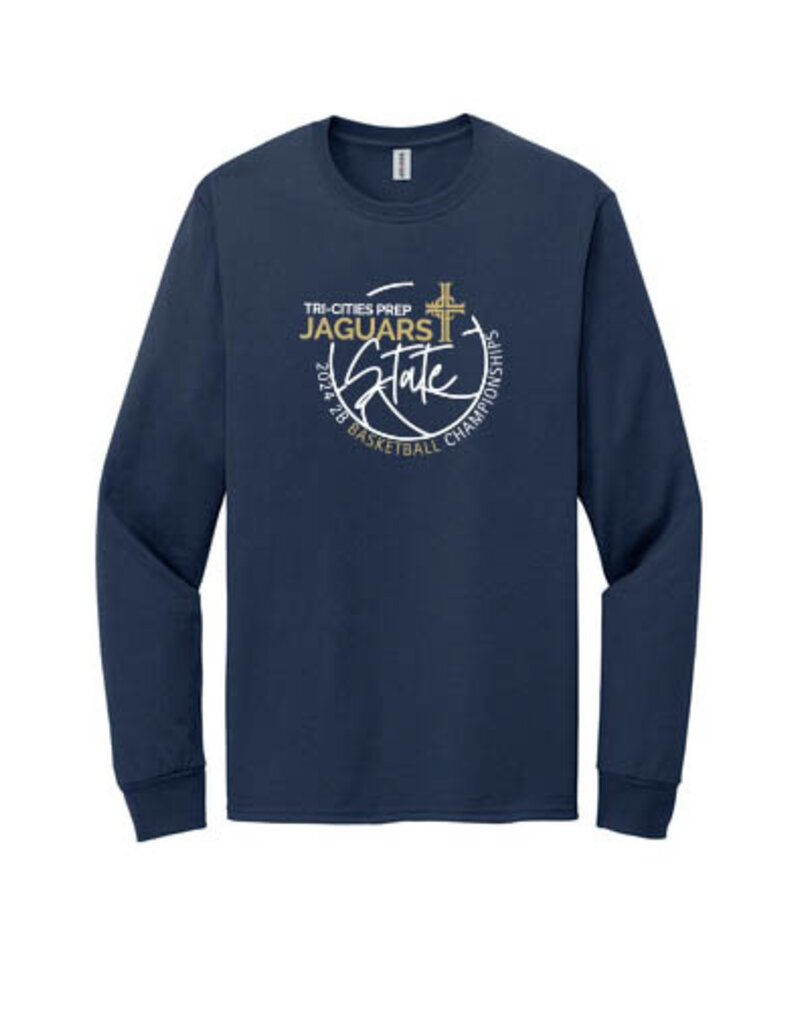 BDK Industries TCP STATE BASKETBALL Long Sleeve Graphic